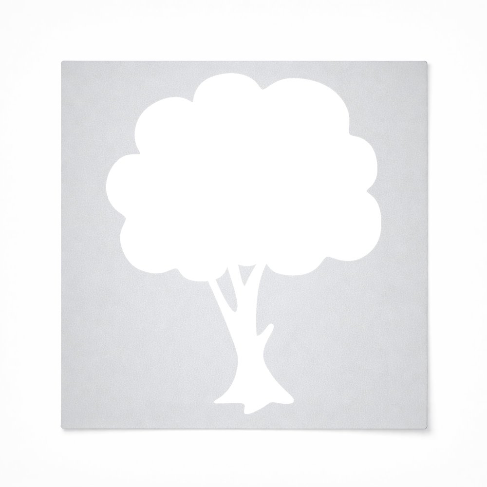Apple Tree Laser Cut Out Wood Shape Craft Supply - Woodcraft Cutout (26", 1/8" Thickness)