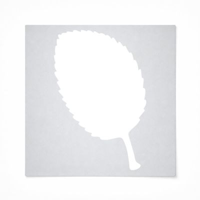 Apple Leaf Laser Cut Out Wood Shape Craft Supply - Woodcraft Cutout (12", 1/8" Thickness)