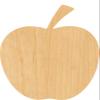 Apple Laser Cut Out Wood Shape Craft Supply - Woodcraft Cutout (30", 1/8" Thickness) view 1