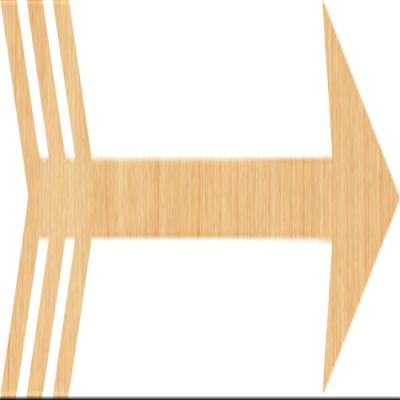 Arrow Laser Cut Out Wood Shape Craft Supply - Woodcraft Cutout (10", 1/8" Thickness)