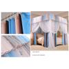 Bed Canopies Modern Luxury Bedroom Bed Canopy Bed Curtain, 4- Door Floor- Mounted 360 Protective Bed Canopy, for Girls Princess Room with Double Bed, with Mounting Bracket view 2