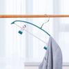 Cabilock 5pcs Clothes Hanger Clips Non- Adult Clothes Rack for Pants and Skirts Sturdy and Portable Design for Home and Travel Use Winkle Storage view 4