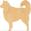 Australian Shepherd Laser Cut Out Wood Shape Craft Supply - Woodcraft Cutout (24", 1/8" Thickness) view 1
