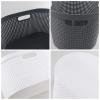 Pekky 4 Pack Laundry Basket with Cutout Handles, 40 L Plastic Hampers for Laundry view 4