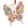 PETCEE Butterfly Christmas Ornaments 2025 - Girly Colorful Metal Butterfly Christmas Tree Decorations for Girls Kids Beautiful Cute Pretty Ornaments Keepsake Gifts for Women Mom Grandma view 1