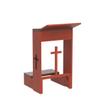 Volowoo Prayer Bench Stool,Solid Wood Prayer Kneeler with Bench and Folding Table Top in Home,Church Prayer Table Chair Padded Kneeler Shelf for Kneeling at Home,Religious Gifts view 4