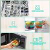 30 Pieces Glass Food Storage Containers with Upgraded Snap Locking Lids,Glass Meal Prep Containers Set - Airtight Lunch Containers, Microwave, Oven, Freezer and Dishwasher Friendly (Green) view 4