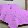 7 PCS Bed-in-A-Beg Bedding Set Includes 1 Flat, 1 Fitted, 4 Pillowcases and 1 Box Stitched Comforter 100% Egyptian Cotton 500 GSM Twin-Lavender Ultra Soft Cooling Set Fits Upto 15" Deep view 1