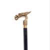 Brown Antique Wooden Walking Stick, Victorian Antique Finish Brass Dragon Head Handle, Wooden Walking Stick view 3