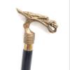 Brown Antique Wooden Walking Stick, Victorian Antique Finish Brass Dragon Head Handle, Wooden Walking Stick view 4