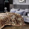 LGYKUMEG Mink Blankets, Korean Heavy Plush 9 LB 2 Ply 79 * 91 inch Thick Blankets Queen Size Raschel Sliky Soft and Warm Throw for Autumn Winter(Brown) view 2