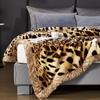 LGYKUMEG Mink Blankets, Korean Heavy Plush 9 LB 2 Ply 79 * 91 inch Thick Blankets Queen Size Raschel Sliky Soft and Warm Throw for Autumn Winter(Brown) view 4