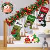 VPkiirai Personalized Christmas Stockings Set of 3 Custom Christmas Stockings with Name Family Ornament for Xmas Holiday Decoration view 3