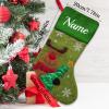 VPkiirai Personalized Christmas Stockings Set of 3 Custom Christmas Stockings with Name Family Ornament for Xmas Holiday Decoration view 4