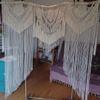 Handmade Macrame Large Curtain Bohemian Decoration Wall Arch Backdrop Wedding Wall Hanging view 1