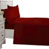 All Season Comforter Set 100% Egyptian Cotton 800 Thread Count 5 Piece Bedding Set Includes 4 PC Sheet Set with 1 Pinch Pleated Comforter Fill 500 GSM, Fit 21" Deep Pocket Cal-King Size/Burgundy view 2