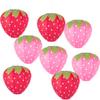 8PCS Red and Pink Strawberry Lanterns for Fruit Themed Party Decor Kids Birthday Strawberry Decorations Hungry Caterpillar Party Supplies Hanging Ornaments view 1