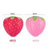 8PCS Red and Pink Strawberry Lanterns for Fruit Themed Party Decor Kids Birthday Strawberry Decorations Hungry Caterpillar Party Supplies Hanging Ornaments view 3