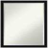 Amanti Art Black Wall Mirror 26x20 Avon Black Narrow Rectangle Bathroom Mirror for Wall Decor Living Room, Medium Casual Frame, Hangs Horizonally and Vertically, Bathroom Decor, Beveled Edge view 1