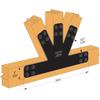 Simpson Strong-Tie APVGP612 Outdoor Accents Avant Collection 6:12 Pitch, Black Powder-Coated Gable Plate view 2