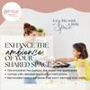 Live Life with Spice - Inspirational Decals for Kitchen & Dining Room - Matte Vinyl Wall Decal Sayings for Wall Dcor - Die-Cut Vinyl Wall Art - 23"x13" Storm Gray view 2