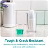 GUSTO Clear Plastic Cups [3 oz - 100 Count]  Small Disposable Drinking Cups for Water, Mouthwash, Bathroom, Tasting & More  Crystal Clear, BPA-Free, Durable Polypropylene (Formerly Comfy Package) view 3