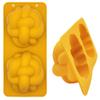 The Dreidel Company Silicone Challah Braid Bread Mold Bakeware, Small Challettes, Perfect Kosher Challah Braided Baking Mold Pan, No Shaping Required (Single) view 1