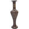 Uniquewise Antique Decorative Brown Hand Curved Mango Wood Floor Flower Vase with Unique Textured Pattern, 30 Inch (QI004011) view 3