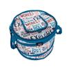 Camco Life is Better at The Campsite Pop-Up Soft Cooler - Features a Water-Resistant Interior, Built-in Bottle Opener, and Camping Graffiti Design - Holds Up to a 12-Pack of Bottles or Cans (53416) view 1