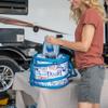Camco Life is Better at The Campsite Pop-Up Soft Cooler - Features a Water-Resistant Interior, Built-in Bottle Opener, and Camping Graffiti Design - Holds Up to a 12-Pack of Bottles or Cans (53416) view 2