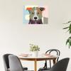Fine Art Canvas Border Collie Canvas Wall Decor by Artist Lanre Adefioye for Living Room, Bedroom, Bathroom, Kitchen, Office, Bar, Dining & Guest Room - Ready to Hang - 20 in x 15 in view 4