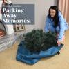 Hearth & Harbor 7.5 ft Christmas Tree Storage Bag - Artificial Christmas Tree Bag with Reinforced Handles, Dual Zipper, Wide Opening - Large Storage Container for Trees and Decorations view 2
