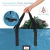Hearth & Harbor 7.5 ft Christmas Tree Storage Bag - Artificial Christmas Tree Bag with Reinforced Handles, Dual Zipper, Wide Opening - Large Storage Container for Trees and Decorations view 3