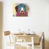 Fine Art Canvas Golden Retriever Canvas Wall Decor by Artist Lanre Adefioye for Living Room, Bedroom, Bathroom, Kitchen, Office, Bar, Dining & Guest Room - Ready to Hang - 20 in x 15 in view 2