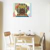 Fine Art Canvas Goldendoodle Canvas Wall Decor by Artist Lanre Adefioye for Living Room, Bedroom, Bathroom, Kitchen, Office, Bar, Dining & Guest Room - Ready to Hang - 20 in x 15 in view 2