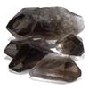 KALIFANO Smoky Quartz Points Bundle (250+ Carats) - Bulk High Energy Raw Lemurian Reiki Morion Cuarzo Crystal Used for Clarity and Purpose - Information Card Included (Family Owned & Operated) view 1
