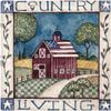 Fine Art Canvas Country Living Canvas Wall Decor by Artist Shelly Rasche for Living Room, Bedroom, Bathroom, Kitchen, Office, Bar, Dining & Guest Room - Ready to Hang - 18 in x 18 in view 1