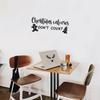 Vinyl Wall Art Decal - Christmas Calories Don't Count - 9.5" x 25" - Lovely Funny Christmas Quote Sticker for Home Bedroom Living Room Kitchen Restaurant Coffee Shop Storefront Decor (Black) view 1