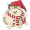Christmas Santa Hedgehog Pillow - Red Hat 15 Inches view 1