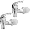 2 Pack Beverage Dispenser Replacement Spout for Drink Dispenser Spigot,Push Style Spigot for Beverage Dispenser Carafe, Water Dispenser Replacement Faucet view 1