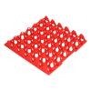 01 Egg Flats, 30 Cell Reusable Egg Storage Tray 5PCS for Hennery for Farm(red) view 1