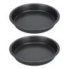 2Pcs Baking Tray for Pizza, NonStick Aluminum Pizza Dish 6/9/10/12in Deep Pizza Baking Tray, for Pizza Making, Oven Baking Tray(9 inches) view 1