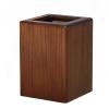 CL-ZZZ Wooden Square Trash Can with Plastic Rubbish Bin, Eco- Friendly Rubbish Bin, Solid Wood Waste Storage, for Bedroom Living Room Bathroom, Dark Brown view 3