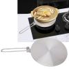 Heat Diffuser Reducer Flame Guard Simmer Plate, Cooker Heat Transfer Plate, with Safety Handle, for Electric Gas Stove, Glass Induction Cooktop(20#) view 3