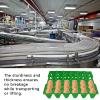 01 Egg Flats, 30 Cell Reusable Egg Storage Tray 5PCS for Hennery for Farm(Green) view 2