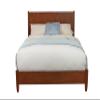Alpine Furniture Flynn Mahogany and Okoume Veneer Platform Bed, Full, Chestnut view 3
