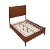 Alpine Furniture Flynn Mahogany and Okoume Veneer Platform Bed, Full, Chestnut view 4