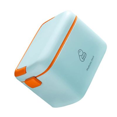 Cabilock 1pc Capacity Multi Medicine Storage Case Handle for Home Use Portable Organizer for First Aid Daily Medications and Item Storage Made of Material Compact