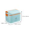 Cabilock 1pc Capacity Multi Medicine Storage Case Handle for Home Use Portable Organizer for First Aid Daily Medications and Item Storage Made of Material Compact view 2