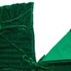 Vickerman 72" Plush Emerald Green Velvet Christmas Tree Skirt view 4